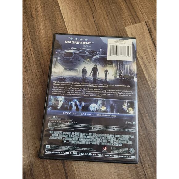 Prometheus DVD Movie Ridley Scott Sci-Fi - Picture 2 of 3